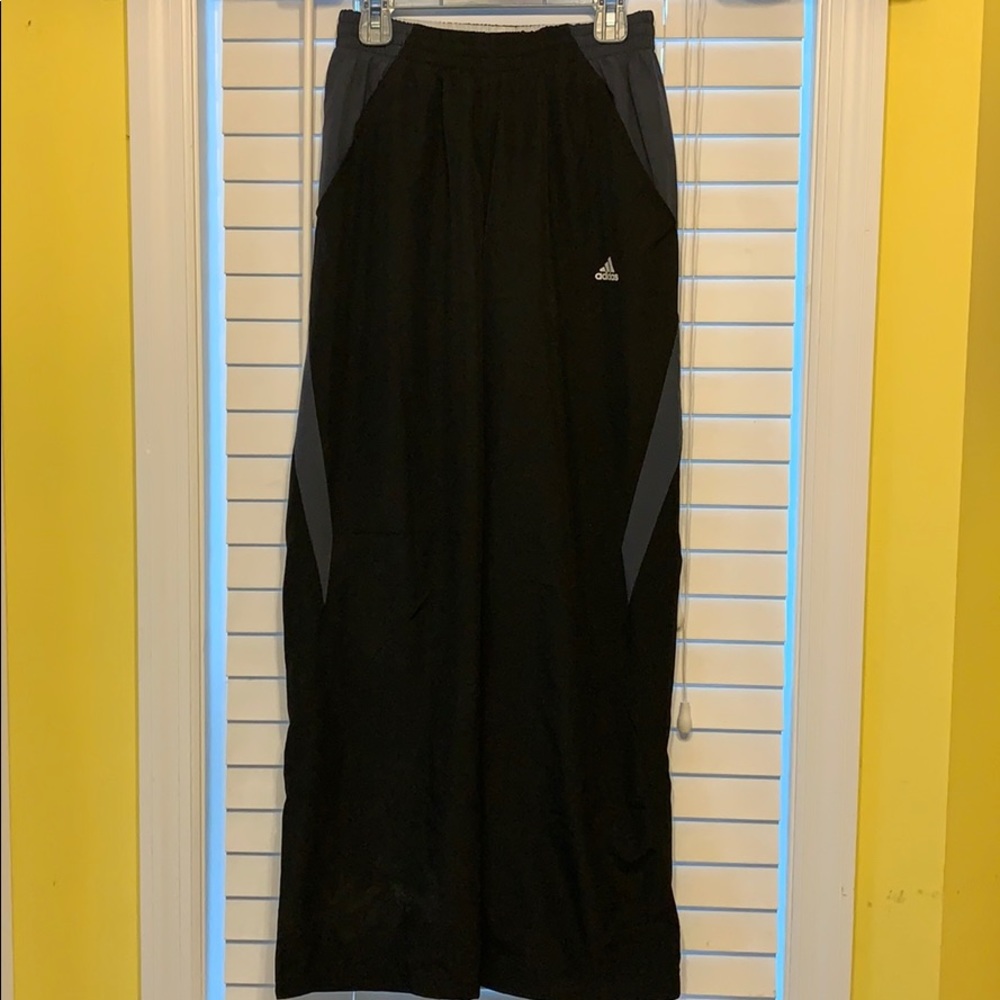 Boys Adidas pants. Size large color black & gray.